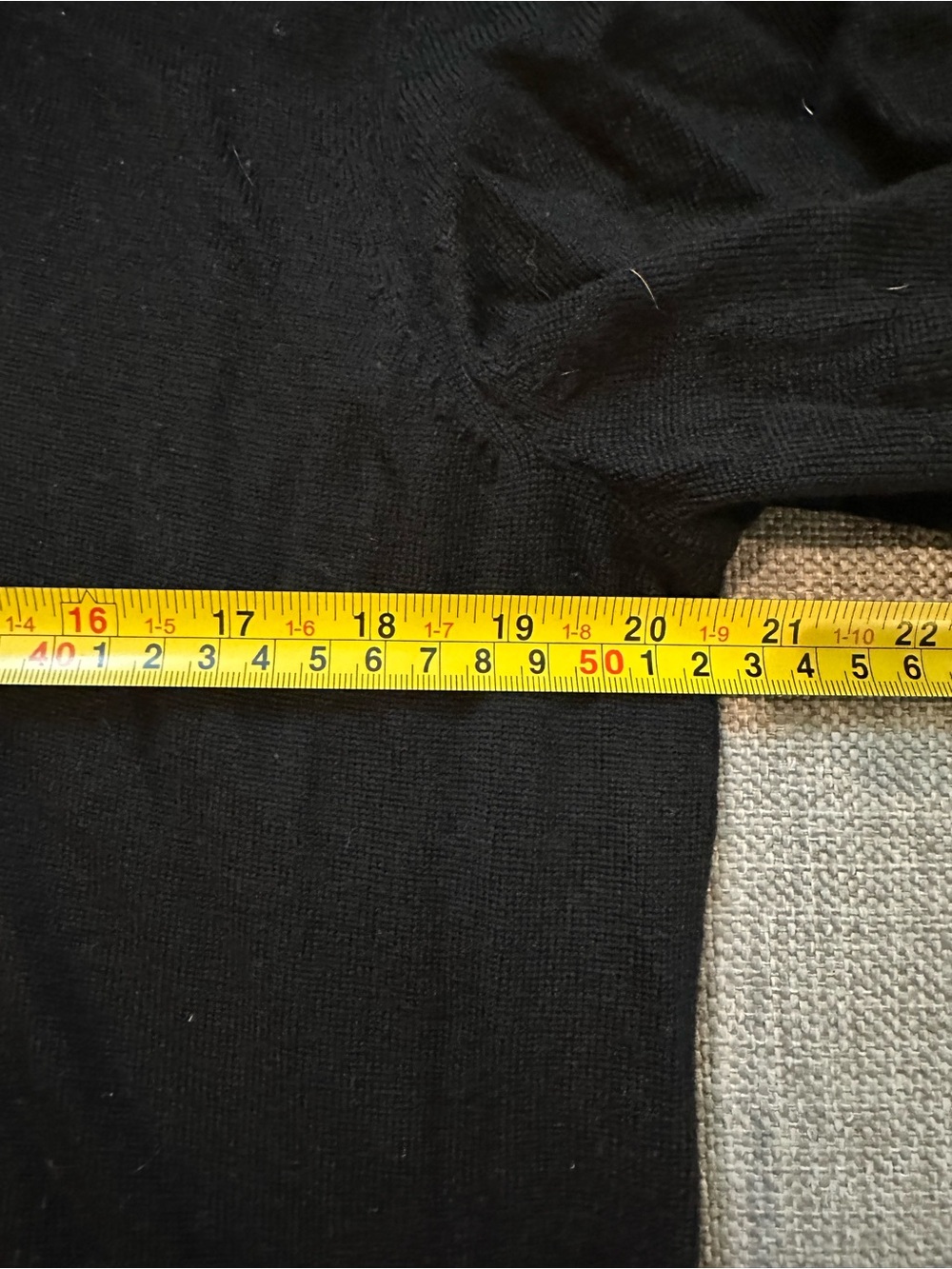 Banana Republic Black Long-Sleeve Polo - Picture 3 of 4